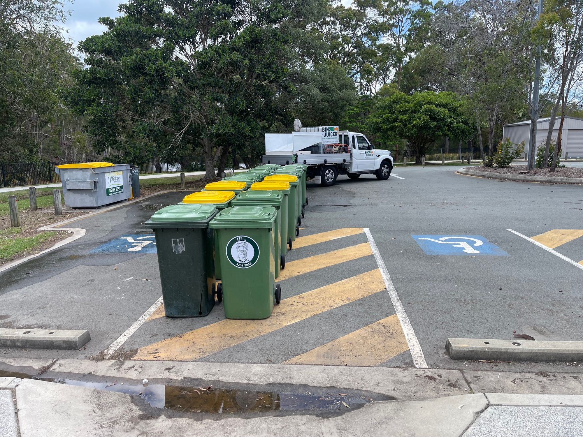 Wheelie Bin Cleaning Brisbane Southside Bin Juicer